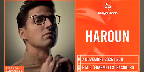 COMPLET I 07.11.2026 I HAROUN - P.M.C (ERASME), STRASBOURG