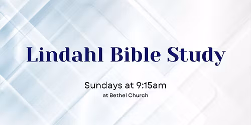 Lindahl Bible Study