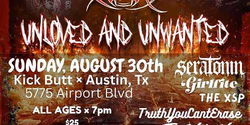 UNLOVED AND UNWANTED LIVE AT KICK BUTT COFFEE