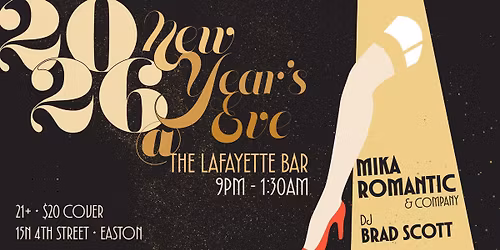 New Year's Eve 2026 at The Lafayette Bar