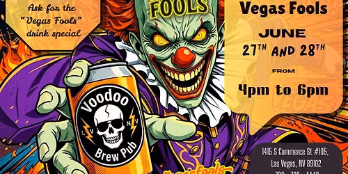 Vegas Fools at the Voodoo Brewing Co 