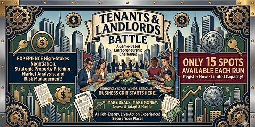 Tenants & Landlords: A game-based Entrepreneur Challenge for Kids\/Youth