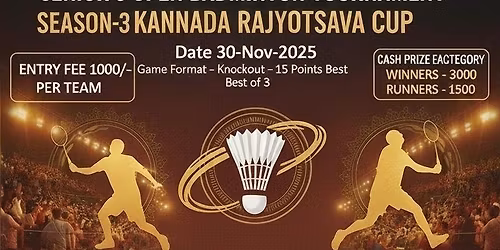 Senior's Badminton Tournament