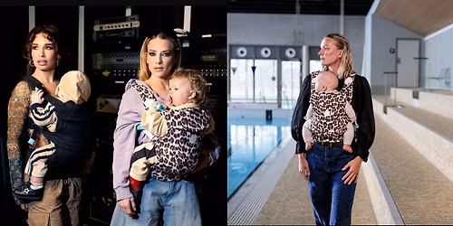 Pilates in a Baby Carrier