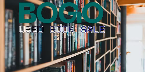 BOGO Used Book Event