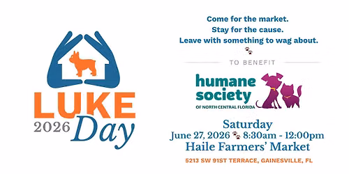 Luke Day 2026 - Benefiting the Humane Society of NCF!