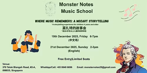 WHERE MUSIC REMEMBERS: A MOZART STORYTELLING