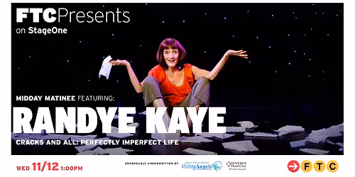 FTC Midday Matinee: Randye Kaye \u2022 Fairfield, CT \u2022 StageOne