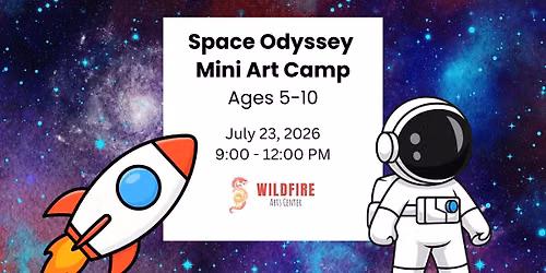 Space Odyssey Mini Art Camp \u2014 Ages 5-10