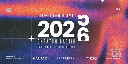 HRM x Hopscotch NYE featuring Skratch Bastid, Lane Hall & JupiterReign