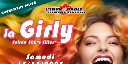 Soir\u00e9e "GIRLY" 100% filles \u00e0 L'improbable