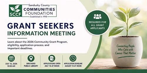 2026 SCCF Grant Seekers Meeting