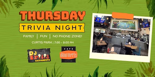 Cafe Dantorels Thursday Night DJ Trivia