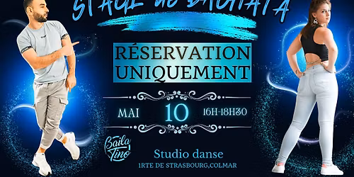 Stage de BACHATA sur r\u00e9servation - Studio danse 