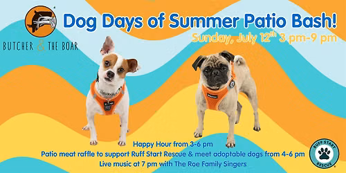 Dog Days of Summer & Meat Raffle at Butcher & The Boar