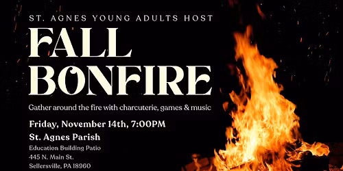 Young Adult Fall Bonfire