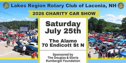 14th Annual Lakes Region Rotary Charity Car Show