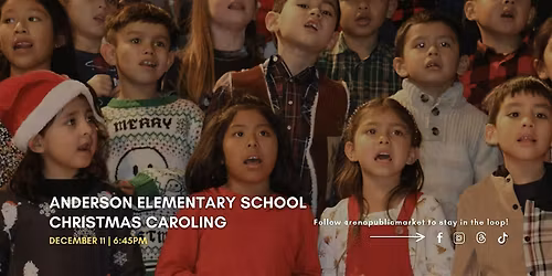 Christmas Caroling with Anderson Elementary School at Reno Public Market