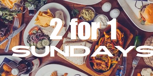 2 for 1 Sundays at The Jolly Sailor