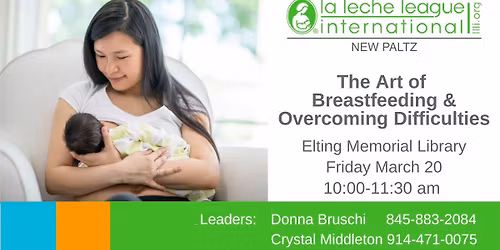 Monthly meeting - The Art of Breastfeeding and Avoiding Difficulties