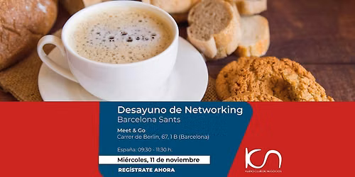 KCN Desayuno de Networking Barcelona Sants - 11 de noviembre
