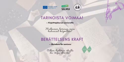 Kirjoittajakurssi senioreille Sipoossa | Skrivkurs f\u00f6r seniorer i Sibbo