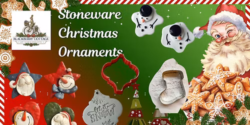 Create your Own Clay Christmas Ornaments-Kids or Adults Welcome