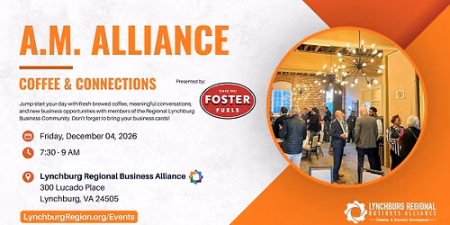 AM Alliance Coffee & Connections, presented by Foster Fuels