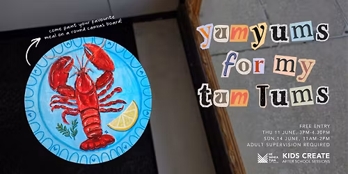Kids Create | Yumyums for my tumtums (Food painting activity)
