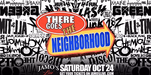 Saturday Late Show There Goes The Neighborhood at Jamo's Live