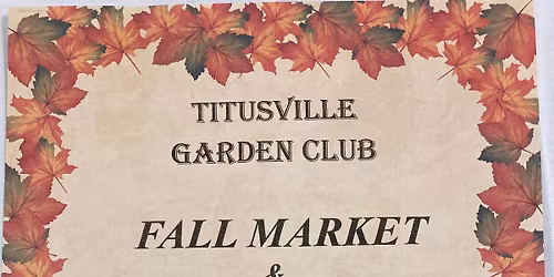 Fall Market & Plant Sale