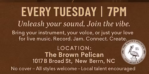 Recording + Jam Session\ud83c\udfb8 at The Brown Pelican!