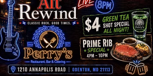 \ud83c\udfb8 Alt Rewind Live at Perry\u2019s! \ud83c\udfb8