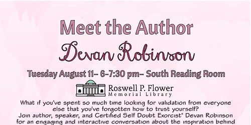 All Ages & Abilities Meet the Author Devan Robinson