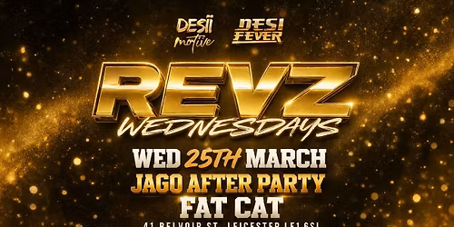 Revz Wednesdays: Hosted By DJ Kazz & Friends || \u00a33.50 Drinks All Night || Venue: FatCats