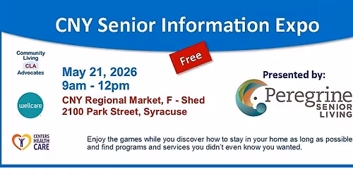CNY Senior Information Expo - Vendor Registration 2026