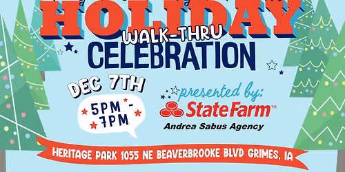 Grimes Chamber and Grimes Parks & Rec's WALK-THRU Holiday Celebration!