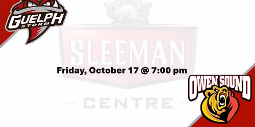 Guelph Storm at Owen Sound Attack at Harry Lumley Bayshore Community Centre