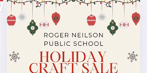 Roger Neilson Holiday craft fair