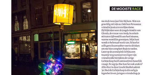 Gouda wandelt & rent & powerwalkt bij KaarsLicht \/ Goudse Lichtjesloop 2026 & After Party ???