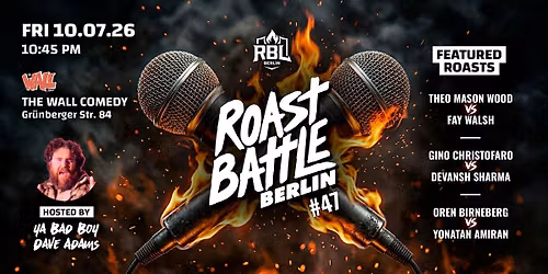 Roast Battle Berlin #47 -  Round 12 - English Comedy