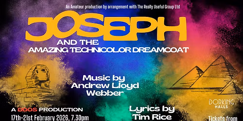 JOSEPH at Dorking Halls: 17 - 21 February 2026