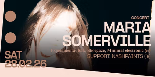 Concert: Maria Somerville + support: Nashpaints