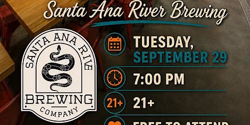 OC Singles Mixer @ Santa Ana River Brewing