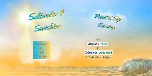 Saltwater & Sunshine - Paint n Sip Evening