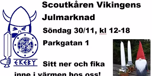 Scoutk\u00e5ren Vikingens julmarknad 