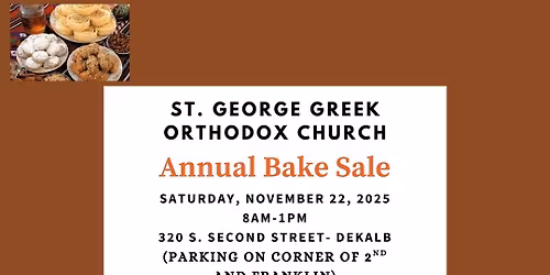 Greek Bake Sale 