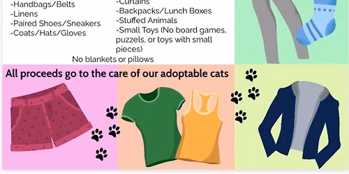 New Beginnings Animal Rescue Clothing Drive