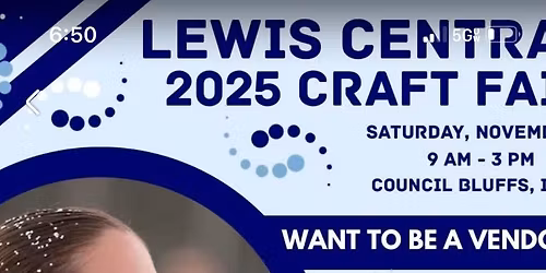 LCHS Annual Craft fair and bake sale!