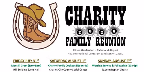 2026 Charity Family Reunion
